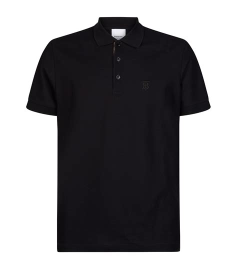 polo nera burberry